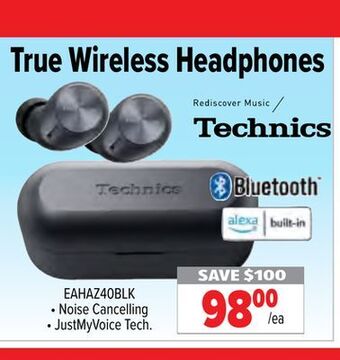 2001 Audio Video Technics true wireless headphones offer