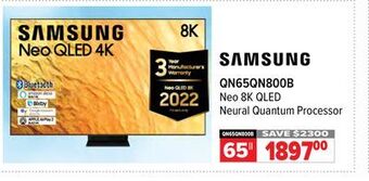 2001 Audio Video Samsung 65 neo 8k qled neural quantum processor offer