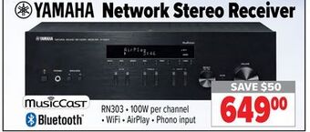 2001 Audio Video Yamaha network stereo receiver offer