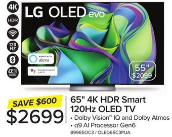 Leon's Lg 65 c3 4k oled evo with thinq ai - oled65c3pua.acc offer
