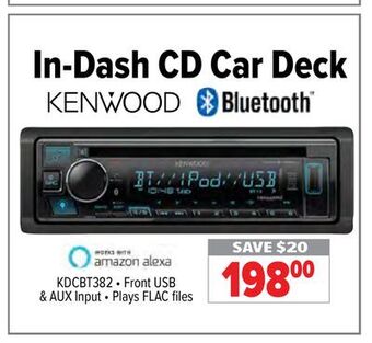 2001 Audio Video Kenwood in-dash cd car deck offer