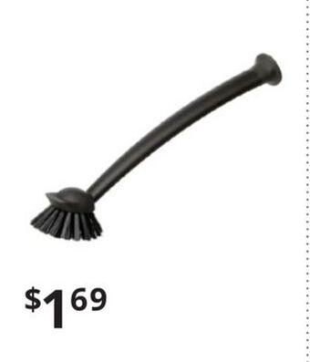 IKEA Rinnig dish brush, gray offer