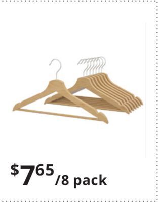 IKEA Bumerang hanger, natural offer