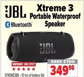 2001 Audio Video Jbl xtreme 3 portable waterproof speaker offer