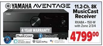 2001 Audio Video 11.2-ch. 8k musiccast receiver offer