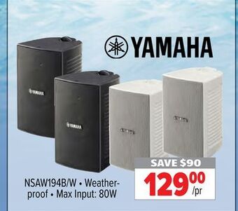 2001 Audio Video Yamaha indoor/outdoor speakers offer