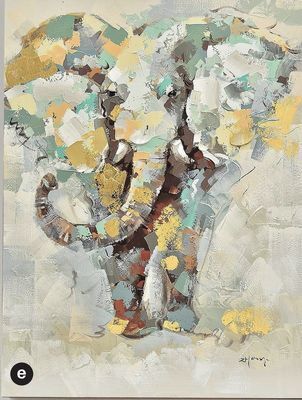 Dot Furniture Oil painting - never forget offer