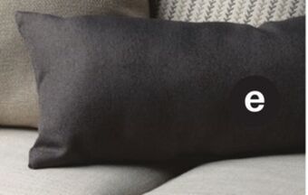 Dot Furniture Kidney throw pillow offer