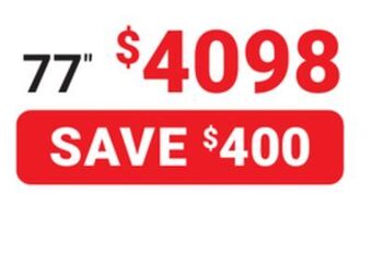 Visions Electronics Lg oled evo c3pua 4k hdr oled evo smart tv offer