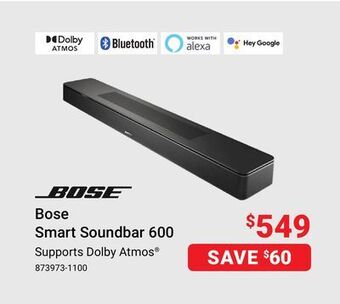 Visions Electronics Bose smart soundbar offer