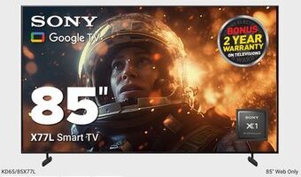 Visions Electronics Sony 85 x77l smart tv offer