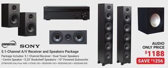 Visions Electronics Sony 5.1-channel a/v receiver and speakers package offer