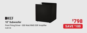 Visions Electronics Kef 10 subwoofer offer