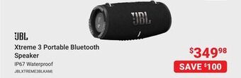 Visions Electronics Jbl xtreme 3 portable bluetooth speaker offer