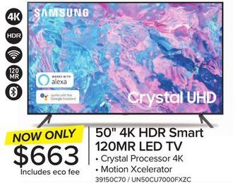 Leon's Samsung 50 cuhd 4k smart tv un50cu7000fxzc offer