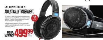 Centre Hi-Fi Sennheiser acoustically transparent offer