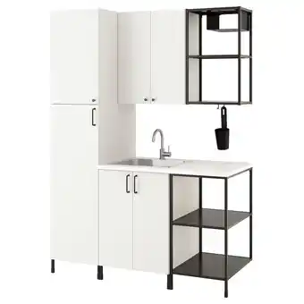 IKEA Enhet laundry, anthracite/white, 60 1/4x25 5/8x84 1/2 offer