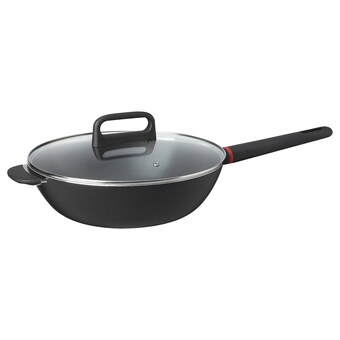 IKEA Besinning wok with lid, non-stick coating, 12 offer