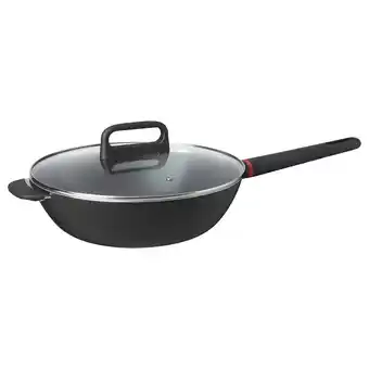 IKEA Besinning wok with lid, non-stick coating, 12 offer