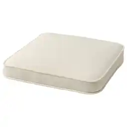 IKEA Järpön/duvholmen chair pad, outdoor, white, 17 3/8x17 3/8 offer