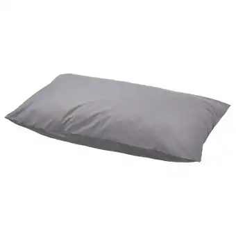 IKEA Rönnveckmal pillowcase, gray, queen offer