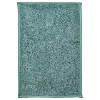 IKEA Osbysjön bath mat, turquoise, 16x24 offer