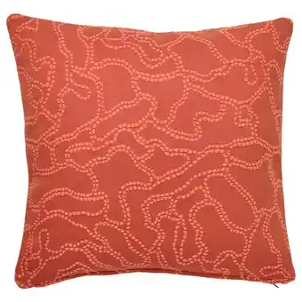 IKEA Guldfly cushion cover, orange-red/orange, 20x20 offer