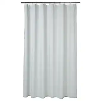 IKEA Råneälven shower curtain, white/turquoise, 71x71 offer