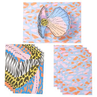 IKEA Ömsesidig postcard, mixed motifs offer