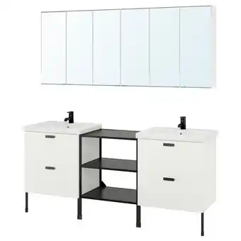 IKEA Enhet bathroom, anthracite/white, 24x18x24 offer