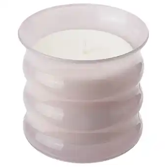 IKEA Lugnare scented candle in glass, jasmine/pink, 50 hr offer