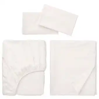 IKEA Balsampoppel sheet set, white, queen offer