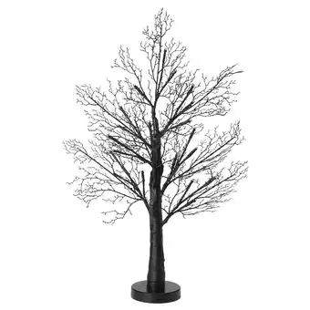 IKEA Kustfyr led table lamp, artificial tree/black offer