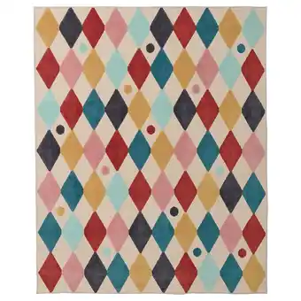IKEA Busenkel rug, harlequin pattern/multicolor, 4 ' 3 x5 ' 3 offer