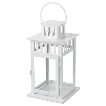 IKEA Borrby lantern for block candle, indoor/outdoor white, 11 offer