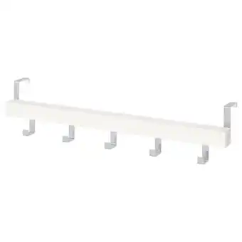 IKEA Tjusig wall/door rack with knobs, white, 23 ½ offer