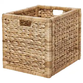 IKEA Labbsal basket, handmade water hyacinth, 12 ½x13 ½x12 ½ offer