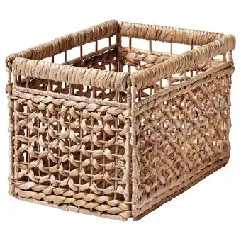IKEA Täting basket, banana leaves/natural, 13 ¾x9 ¾x9 ¾ offer