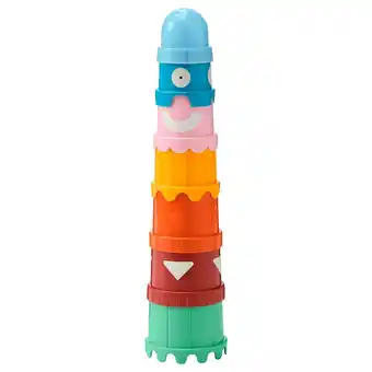 IKEA Uppstå stack &nest cups, multicolor offer