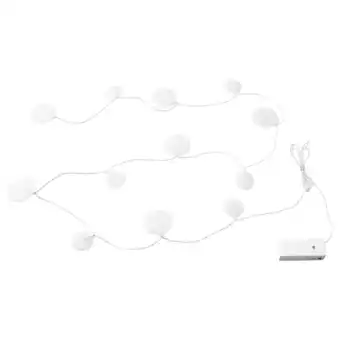 IKEA Akterport led string light with 12 lights, battery operated/pebbles white offer