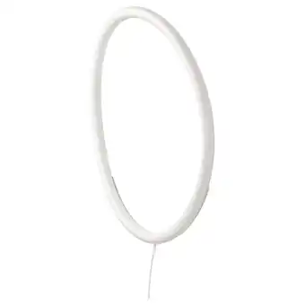 IKEA Varmblixt led wall lamp, white metal/circle offer