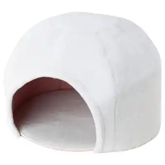 IKEA Lurvig cat house, igloo, light gray/pink offer