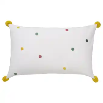 Nattslända cushion cover, dot pattern multicolor, 16x26