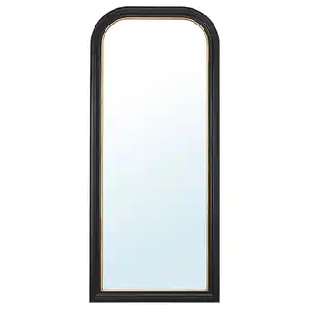 IKEA Almaröd mirror, black, 29 1/2x66 7/8 offer