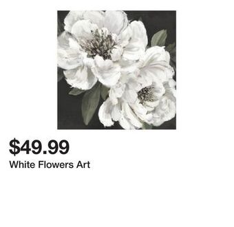 Terra Green Houses White flowers art offer
