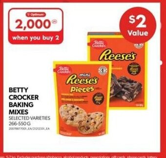 Real Canadian Superstore BETTY CROCKER BAKING MIXES 266-550G offer