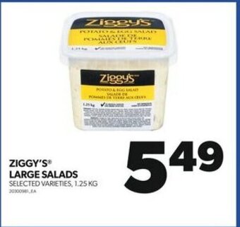 Real Canadian Superstore ZIGGY'S LARGE SALADS 1.25 KG offer