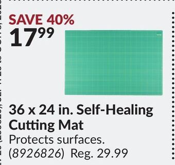 Princess Auto 36 x 24 in. self-healing cutting mat offer