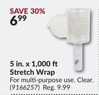 Princess Auto 5 in. x 1,000 ft stretch wrap offer