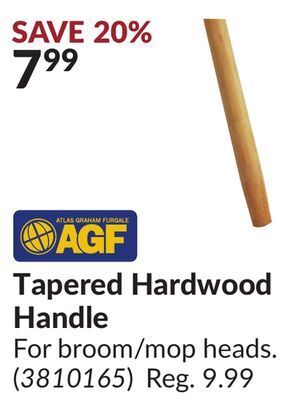 Princess Auto Tapered hardwood handle offer